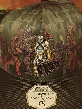 Limited Edition Grassroots California Tanks Visla Wook Forest Green Snapback Hat